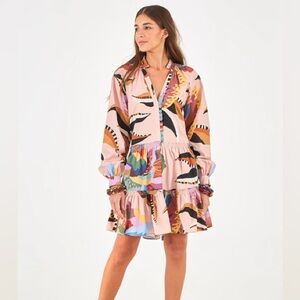 FARM Rio 🌺🌴Lucy Floral Mini Dress 🌴🌺 size Medium